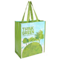 Customized Printed Logo Eco-Friendly Reusable PP Woven Fabric Shopping Bag with Zipper Closure Fashion Style Promotional Bags