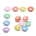 Resin Mini Soft Candy Bear Cat Dog Paw Flat Back Cabochon Scrapbooking Fit Hair Bow Center Embellishments Accessories E4