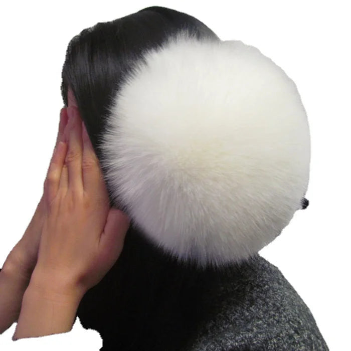 2024 Lady Warm Faux Fur Earmuffs Cute Oversize Plush Earmuff for Girls Ladies Women Hairbands Elegant Ear Muffs