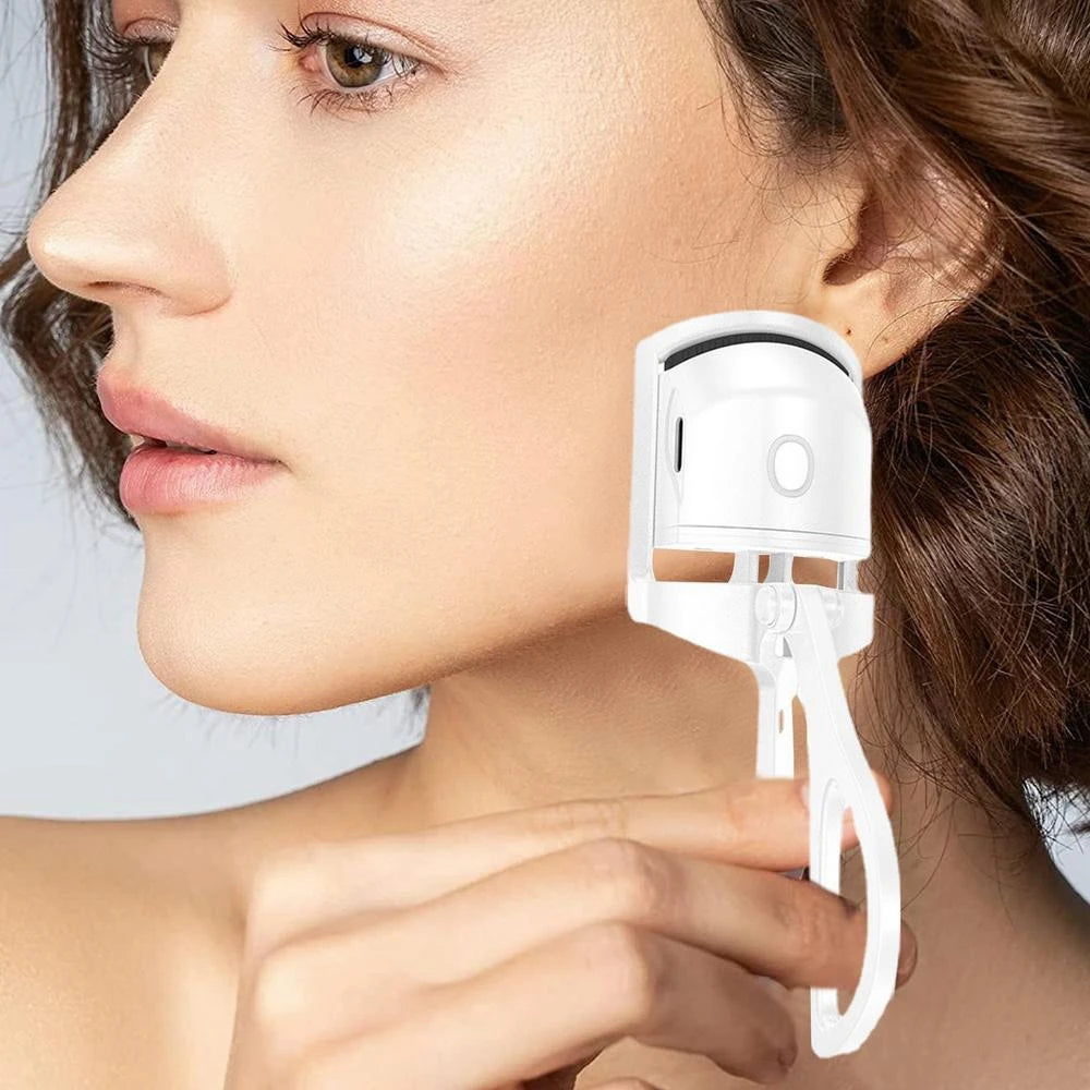USB Rechargeable Temporary Eyelash Curler Quick Heated Beauty Tools Electronic Wireless Clamp Liquid Form Fast Perm MegaBDM