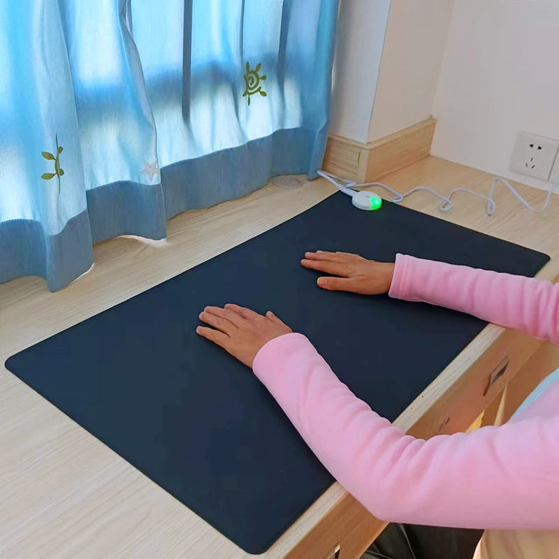 Smart Adjustable Electric Hand Heater Mat-Large 80*40cm Desk Heating Pad with Precise Temperature Control for Office & Home Use