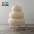 Creative Decor Tripod Desk Light Lantern Led Table Lamp Japanese Style  Hotel Paper Lights
