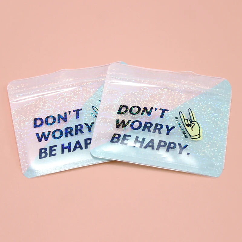 Gummy Ziplock Child Resistant Smell Proof Edible Packaging Printed Custom 3.5 Mylar Bags