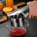 Eco-Friendly Manual Potato Ricer Interchangeable Discs Vegetable Squeezing Tool Garlic Masher Artifact