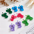 Spring New Style Multi-color Petal Leaf Tassel Long Earrings Fashion Drop Flower Pendant Women Earrings Jewelry