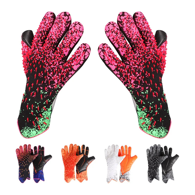 6038#Breathable Goalkeeper Gloves Soccer Goalie Grip Gloves Youth Adults