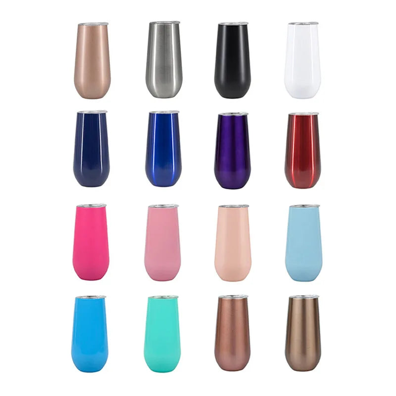 FX Factory Wholesale 6oz Double Wall Stainless Steel Vacuum Insulated 12-24 Hours Thermal Insulation Color Changing Tumbler