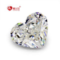 All Sizes Fancy Heart Cut Loose Cz Gemstone 4k Crushed Ice Cut Light Yellow Cz Cubic Zirconia Stone