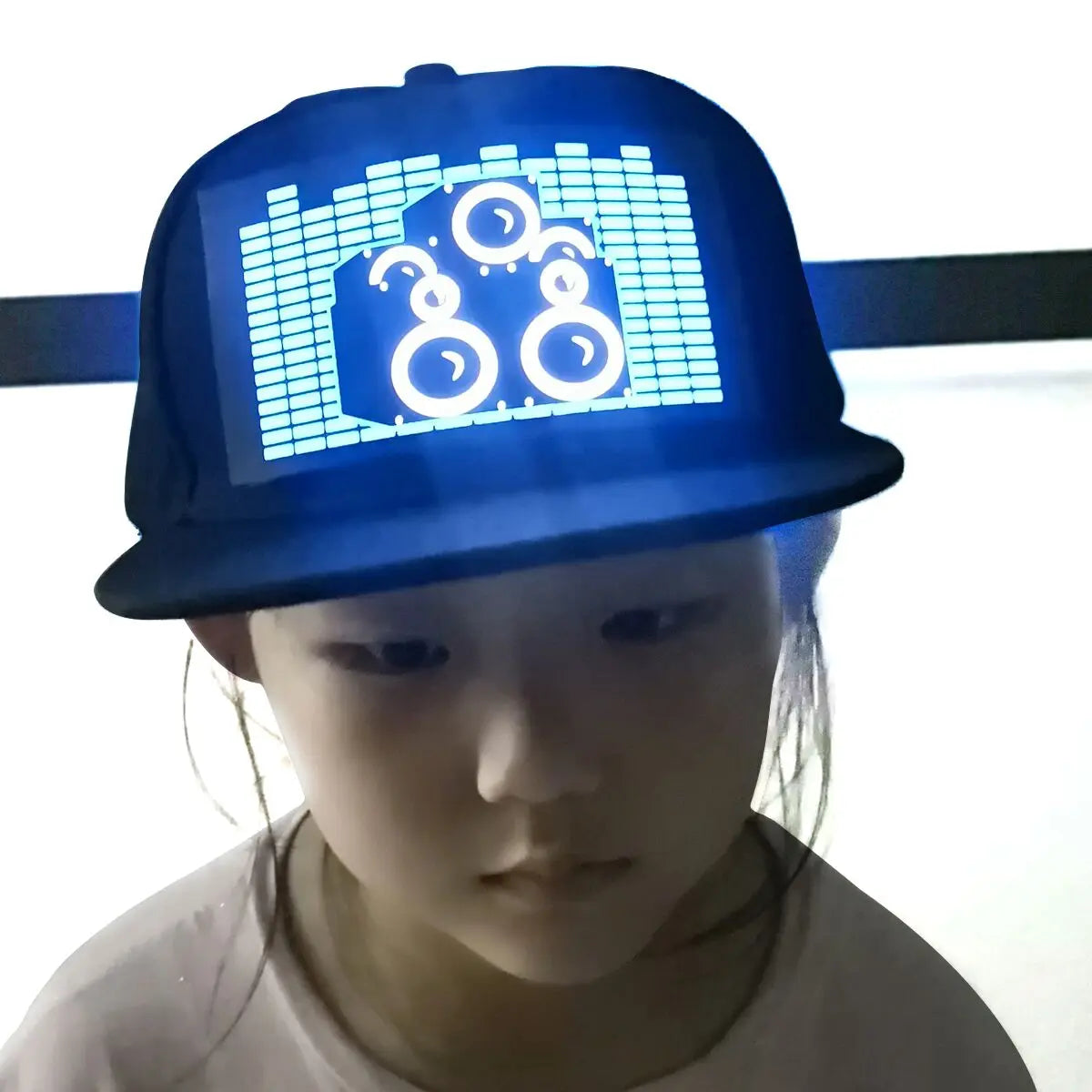 New Arrival Led Sound Active Cap  EL Hat Hot Selling Items-el Equaliser Cap El Flashing Cap