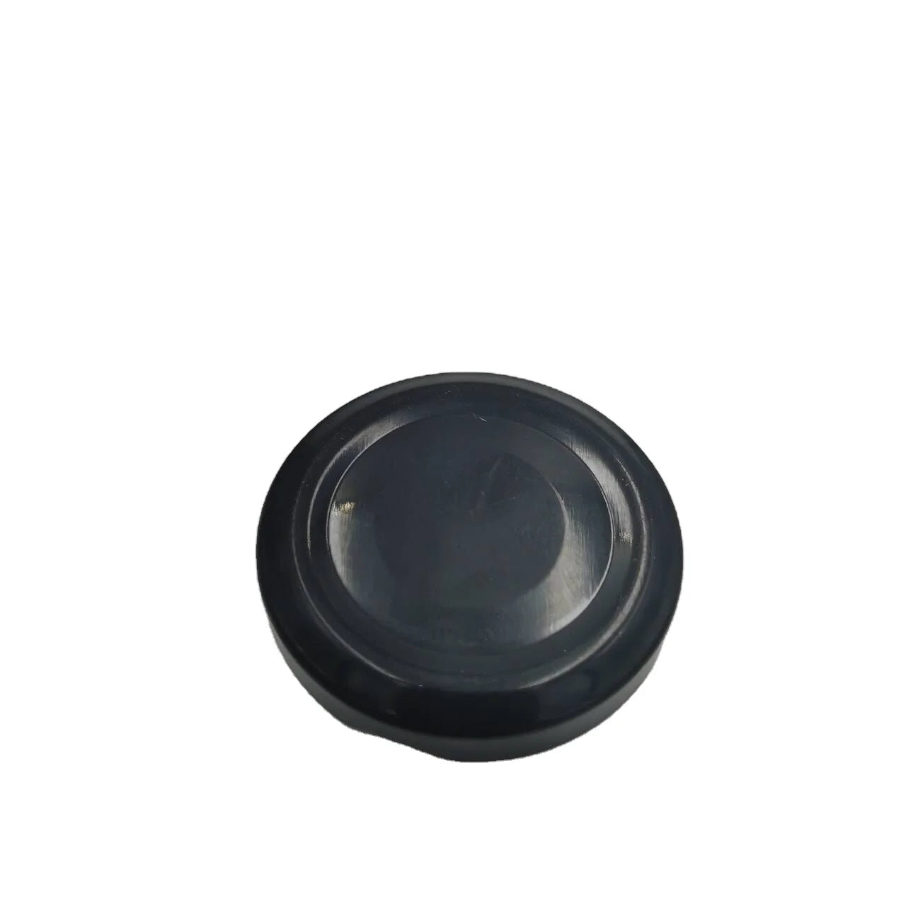 Customized Stock Factory 53 58 63 Black Golden  Twist Vacuum Safety Button Pilfe-Proof Feature Screw  Metal Cap for Glass Jar
