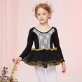 Long Sleeve Ballet Dress Pink Skirt Children Ballerina Outfits- B8189 Custom Leotards Gymnastics Girls Ballet Costume