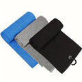 Soft Absorption Microfiber Waffle Pattern Golf Club Cleaning Towel Good Fast Drying for Adults Woven Technics