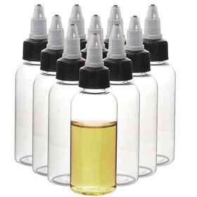 Empty 60ml Pet Squeeze Plastic Pigment Bottle with Twist Cap Plastic Ink Bottle Hair Oil Bottle