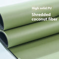 Professional Home Fitness 5mm Natural Rubber PU Shock-Absorbing Strap Logo Coconut Shell Frosted Yoga Mat Non-Slip Floor Mat