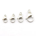JOYYO Jewelry 12mm 13mm 15mm 19mm 23mm 25mm Wholesale Chain Finding 316l Stainless Steel Lobster Clasp Earring Making OPP Bag