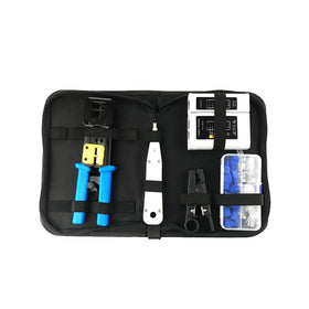 MT-8487 Professional Network Ez RJ11 RJ45 Tool/Tester Test Wiring Technician Crimping Crimp Insertion Tool Set