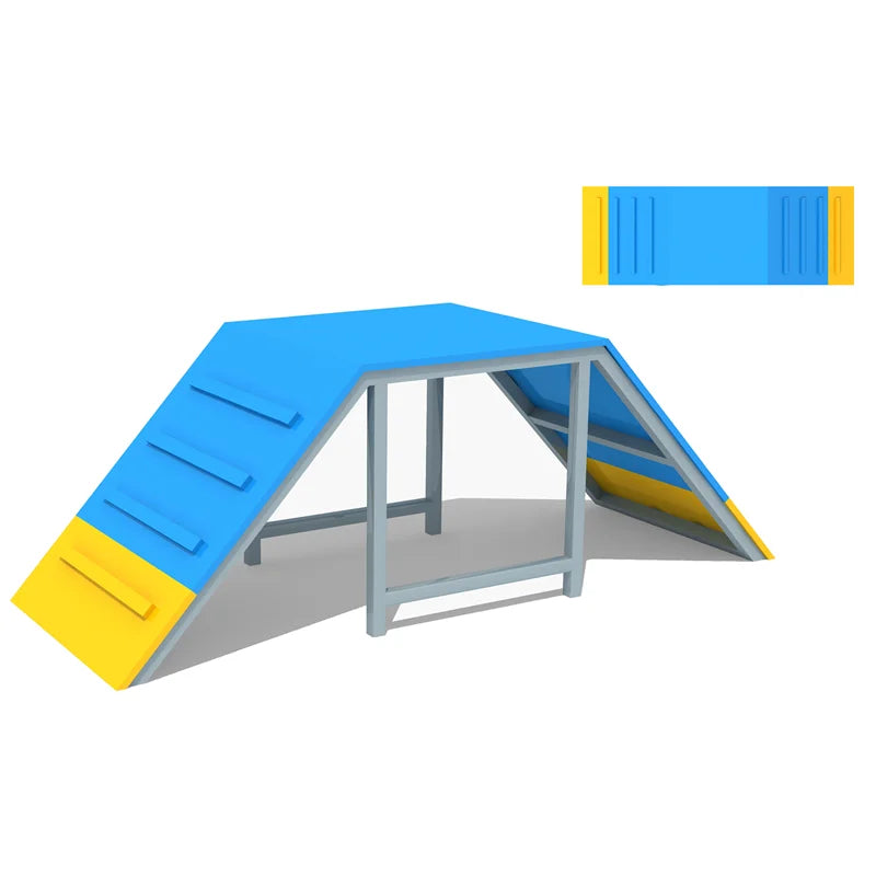 Outdoor Dog Obstacle Training Playground Equipment LLDPE/Galvanized Safety Material Pet Amusement Set Games Obstacle Course