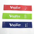 Home Gym Fitness Set of 3 Aerobic Bands Tension Straps & Yoga Ropes for Sports Exercise and Hip Resistance