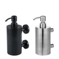 Hotel Hot Sale Wall Mounted 304 Stainless Steel Shampoo and Soap Holder 500ml Shampoo Liquid Soap Bottle