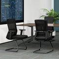 Factory Manufacture Durable Office Conference Chair Visitor Waiting Reception Chair Without Wheels Desk Task Chair 150kg