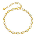 Luxury Sweet Brass-Plated 18K Gold Beaded Bracelet Fashion Elegant Texture Pearl Bracelet for Women