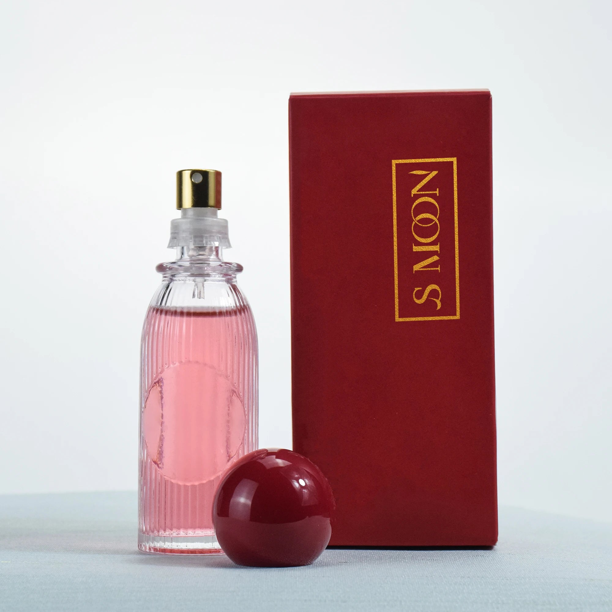 Hot Sale Red Luxury Wholesale 30ml 50ml 100ml Perfume Spray Glass Bottles