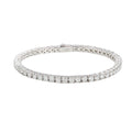 Prompt Delivery 925 Sterling Silver 2mm Tennis Chain Zircon Moissanite Gold Plated Bracelet Fast Sample Delivery