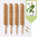 24" Plant Stakes Moss Pole Plant Sticks Support for Climbing Plants Growth Indoor