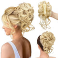Hot-selling Fashionable Messy Bun Hair Piece Claw Clip in Hair Extension Ponytail Wigs for Women Synthetic Hair Scrunchie