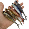 Hot Selling 12.5cm 3D Print Soft Lifelike Lure Bionic Soft Fishing Lure with Fork Tail Bait Soft Plastics Fishing