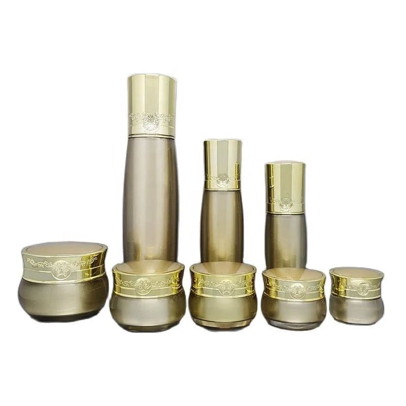 Cream Jars 10g 15g 30g 50g Empty Acrylic Gold Mist Spray Bottle Cosmetic Packaging 15ml 30ml 100ml Lotion Pump Bottles