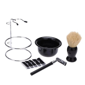 Hot Selling Shaving Kit for Barbers & Personal Care Shaving Razor Shaving Set Soap Bowl Mug Badger Hair Beard Brush