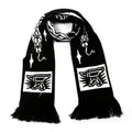 Wholesale Designer Scarves Acrylic Warm Knitted Custom Print Football Soccer Club Fan Scarf