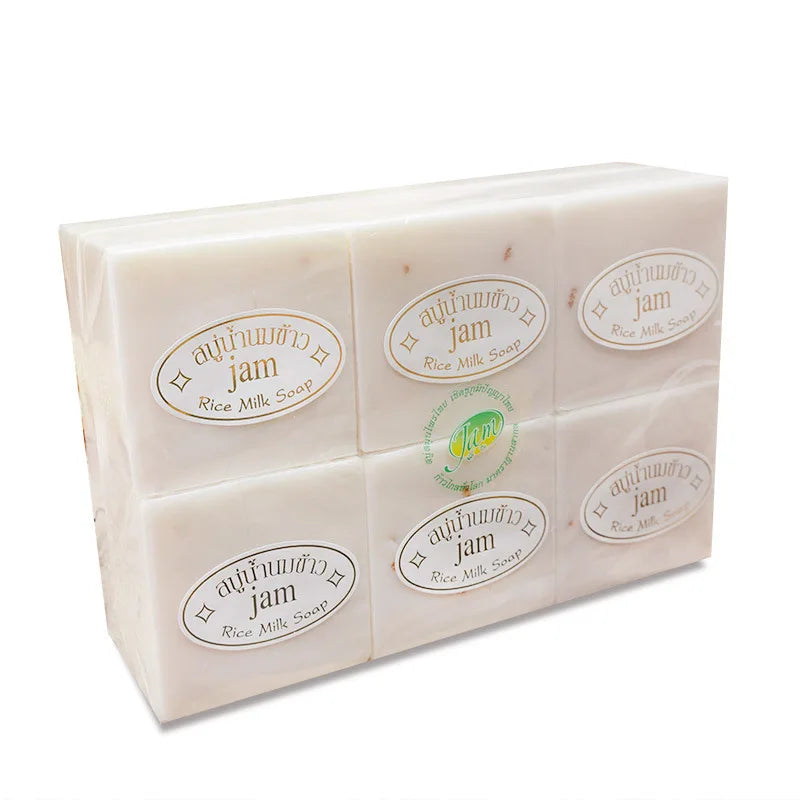 Thailand Jam Face Wash Moisturizing and Whitening Skin Rice Soap