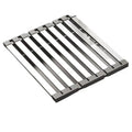 YOTO Three-Layer Foldable Metal Draining Rack Kitchen Bowl Dish Chopstick Storage Organizer