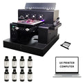 A3 A2 3250 Multipurpose Mini Small PVC Card Bottle Golf Desktop Rotary Flatbed LED UV Printer for Mobile Phone Case
