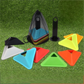 LXY-004A Custom Colored Triangle Football Marker Cones Sports Soccer Training Agility Cones