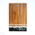 Wood Ocean Wave Cutting Board with Handle Epoxy Resin Wave Chopping Board Acacia Wood Vegetable Serving Tray for Cheese