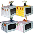 Microwave Cover Cotton Linen Fabric Art Oven Electric Oven Printing Cloth Dust Cover