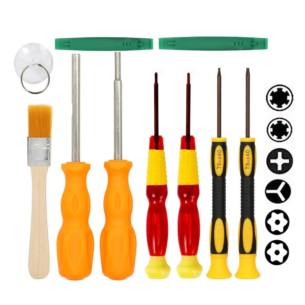 Professional Fix Cartridges Console Security Screwdriver Kit Game Box Repair Set for Nintendo Sega Console Fix Screwdriver Set