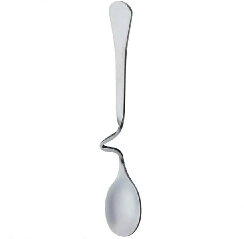 Hanging Coffee Creative Bending Handle Stainless Steel Stirring Honey Spoon MegaBDM
