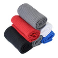 Wholesale 40*60CM Quick Dry Tri-fold Microfiber Waffle Plain Golf Towel with Hook for Sports and Golf