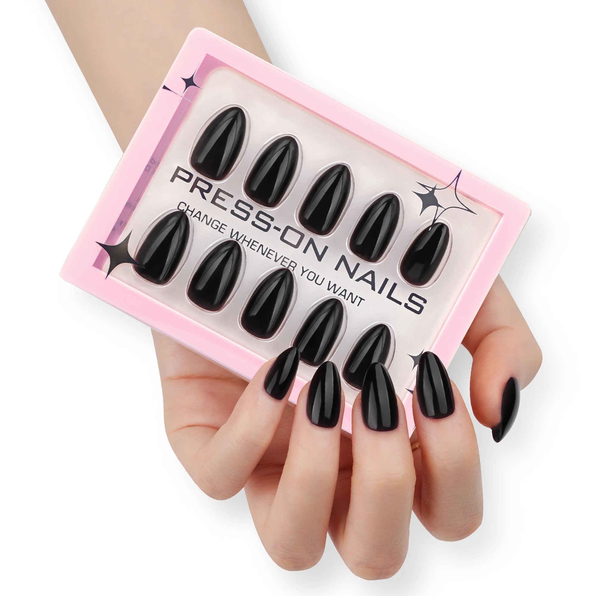 Genuine Soft Gel Nails GD43 Timeless Nude Almond Nails Simple & Chic Solid Color Press on Nail Artificial Fingernails Customize