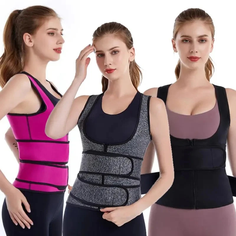 Sports Elastic Waist Trainer Shaper Sweat Shapers Waist Protection With Best Waist Trimmer Vest for Women