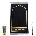 Manufacturers Direct Sales Southeast Asia Indonesia Barreled  Carpet Two-piece Set Retro Anti-slip