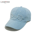 Landfond Wholesale Fashion Custom logo Brand Baseball Caps Cowboy Unisex Adults Cotton Baseball Caps