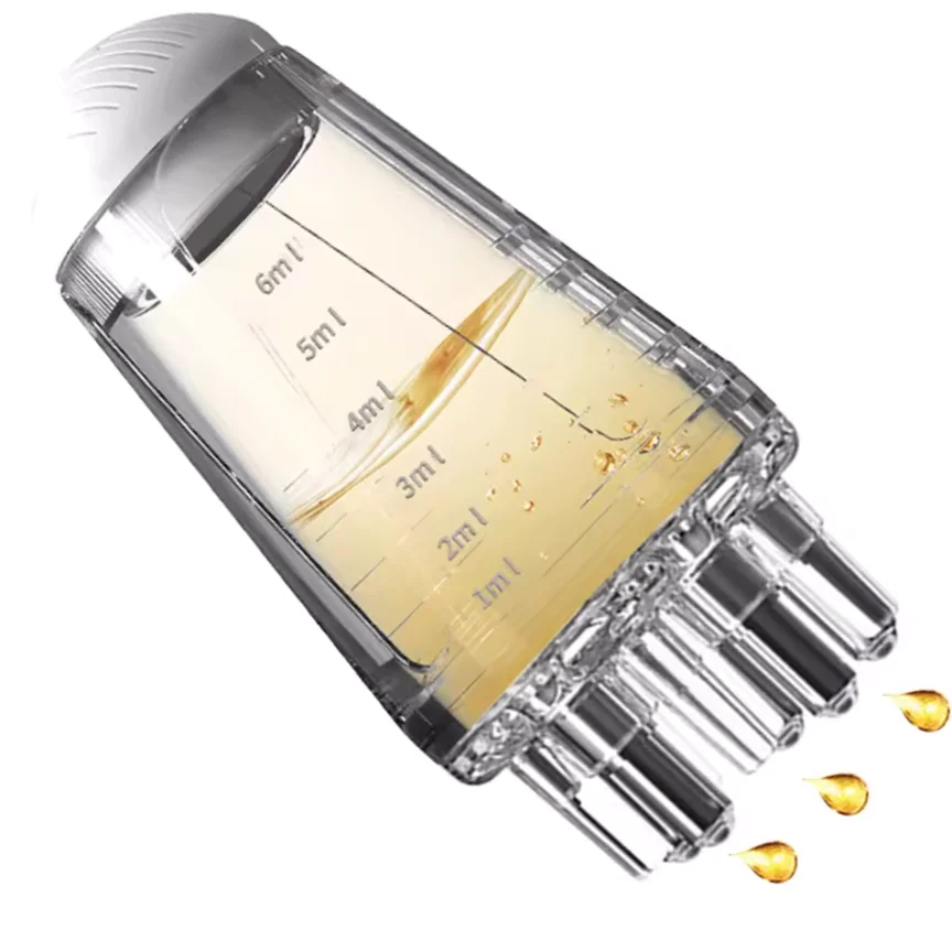 Custom logo Mini Portable Hair Growth Massage Comb Scalp Massager Brush