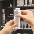 Stock Plastic Lotion Twist up Airless Bottles 15ml 30ml 50ml Square Refillable Airless Pump Bottle Cosmetic Containers with Pump