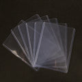Custom Logo Clear Hard PVC Trading Card Case Durable for Credit Cards Stylish PP Material Bag
