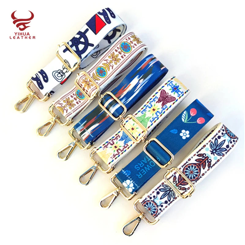 3.8cm National Style Wide Decompression Adjustable Long Shoulder Strap for Bag